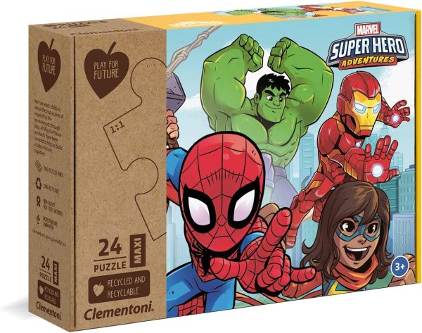 CLE20262 - Puzzle 24 pièces Marvel Super Héros - 1