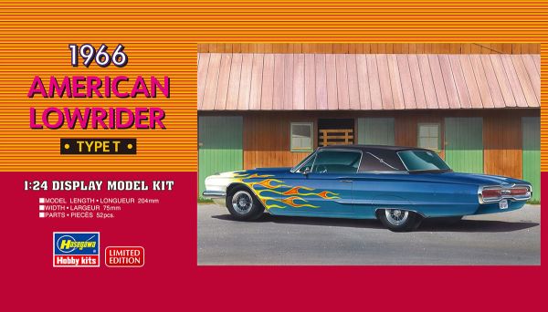 HAW20379 - Voiture Americaine Lowrider Type T 1966 à assembler et à peindre - 1