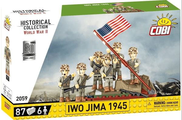 COB2059 - Lever de drapeau sur IWO Jima 1945 - 85 Pièces - 1