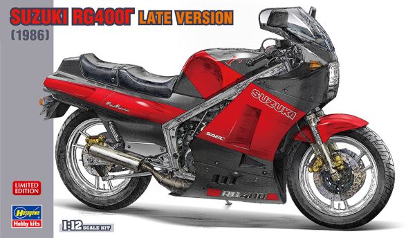 HAW21728 - Moto SUZUKI RG400I dernière version à assembler et à vendre - 1