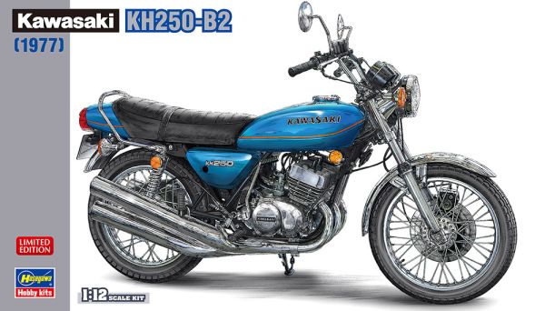 HAW21729 - Moto KAWASAKI KH250-B2 à assembler et à peindre - 1