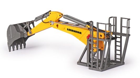 Miniature Pelle de démolition LIEBHERR R938V Avec pince et godet