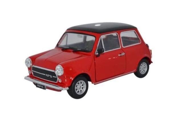 WEL22496R - MINI COOPER 1300 rouge avec le toit noir - 1