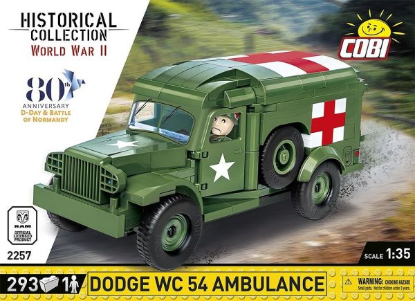 COB2257 - DODGE WC-54 1942 ambulance 80e Anniversaire du D-Day - 293 Pièces - 1