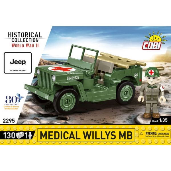 COB2295 - JEEP Willys MB Médical - 130 Pièces - 1