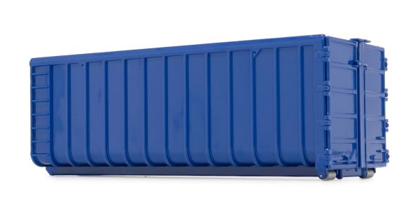 MAR2306-01 - Benne container HOOKLIFT 40m3 bleu - 1