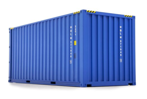 MAR2323-01 - Container maritime 20 pieds bleu - 1