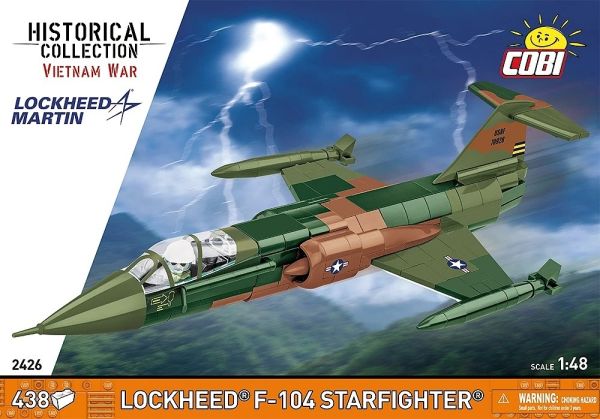 COB2426 - Avion militaire LOCKHEED F-104 Starfighter - 438 pièces - 1