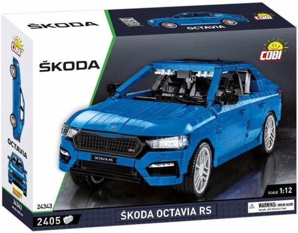 COB24343 - SKODA Octavia IV RS bleu - 2350 Pièces - 1