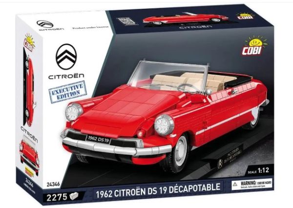 COB24346 - CITROEN DS 19 Cabriolet 1962 rouge Édition exclusive – 2275 Pièces - 1