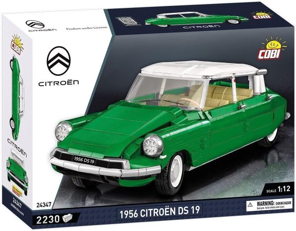 COB24347 - CITROEN DS19 1956 vert  – 2230 Pièces - 1