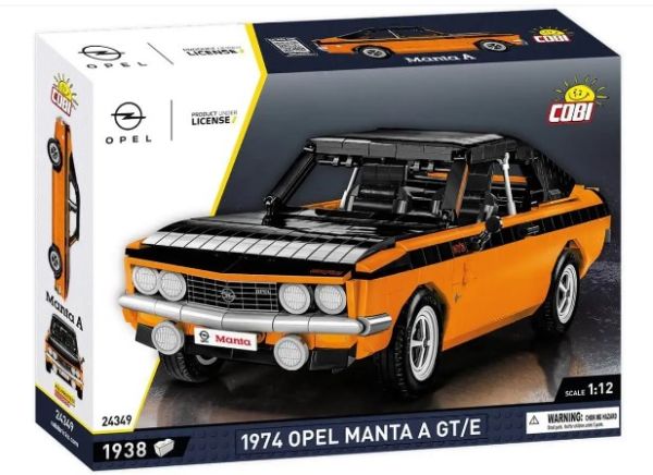 COB24349 - OPEL Manta A GT/E 1974 Orange et noir – 1938 Pièces - 1