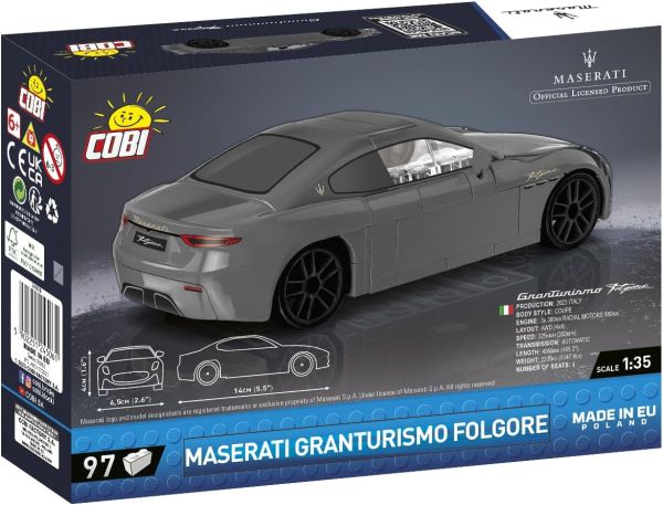 COB24506 - MASERATI Granturismo Flogore Noir - 97 Pièces - 1