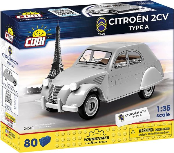 COB24510 - CITROEN 2CV Type A 1949 Gris – 80 Pièces - 1