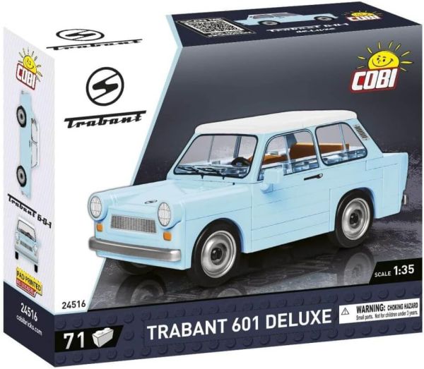 COB24516 - TRABANT 601 Deluxe Bleu – 71 Pièces - 1