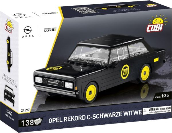 COB24597 - OPEL Rekord C Schwarze Witwe - 138 Pièces - 1