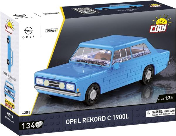 COB24598 - OPEL Rekord C 1900L bleu - 130 Pièces - 1