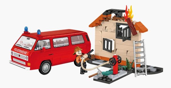COB24635 - VOLKSWAGEN T3 - Pompiers - 238 pièces - 1