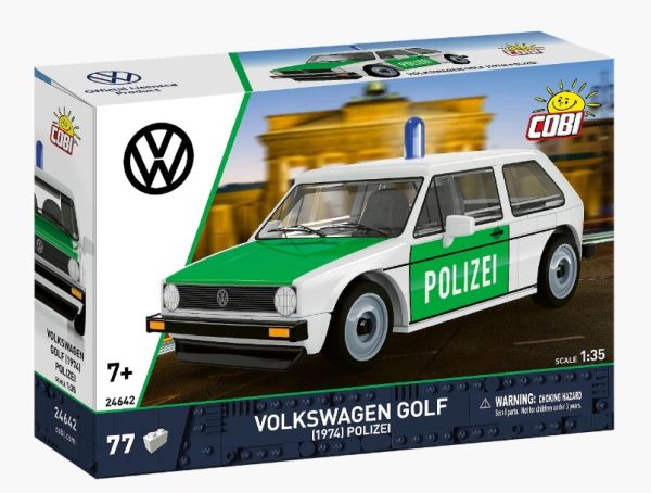 COB24642 - VOLKSWAGEN Golf 1974  Polizei - 77 pièces - 1