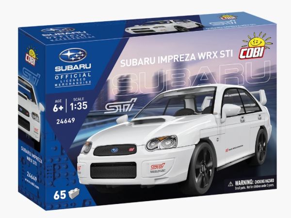 COB24649 - SUBARU Impreza WRX STI blanc - 65 pièces - 1