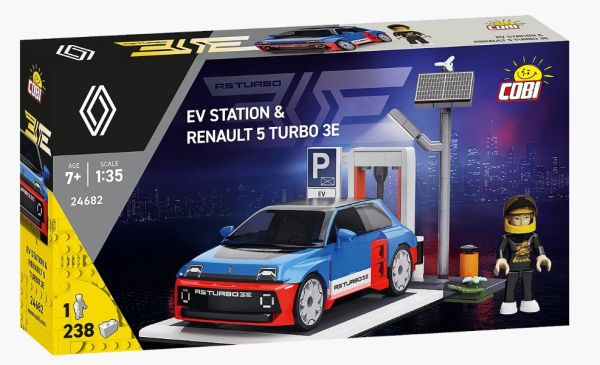 COB24682 - Station EV avec RENAULT 5 turbo 3E - 238 pièces - 1