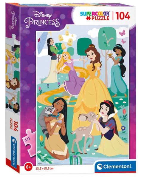 CLE25736 - Puzzle 104 pièces Disney Super princesse - 1