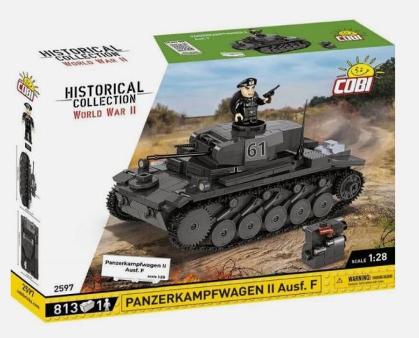 COB2597 - Char PANZERKAMPFWAGEN II Ausf. - 813 Pièces - 1