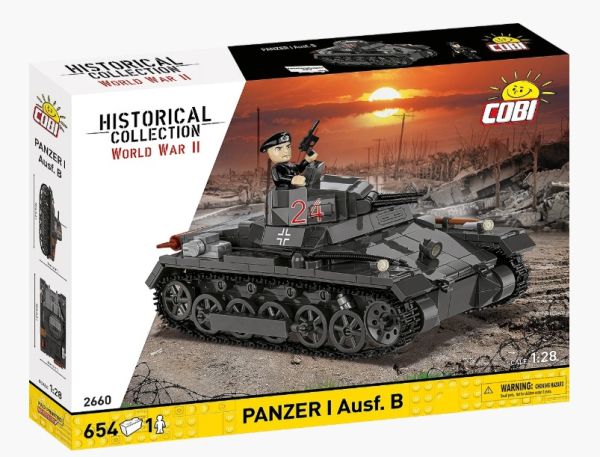 COB2660 - Char PANZER I Ausf.B - 654 pièces - 1