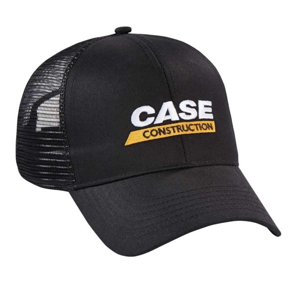 266586 - Casquette Noire CASE Construction dos en maille - 1