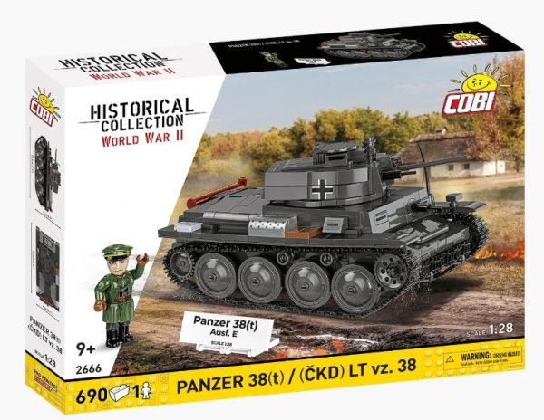 COB2666 - Char PANZER 38t / CKD LT vz.38 - 690 pièces - 1