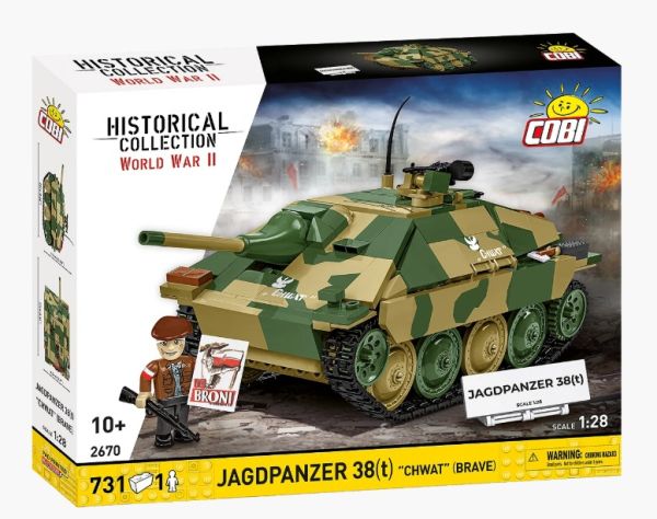 COB2670 - Char JAGDPANZER 38t / Chwat - 731 pièces - 1