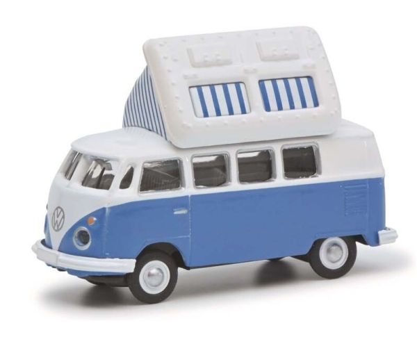 SCH26711 - VOLKSWAGEN T1c camping-car bleu et blanc - 1