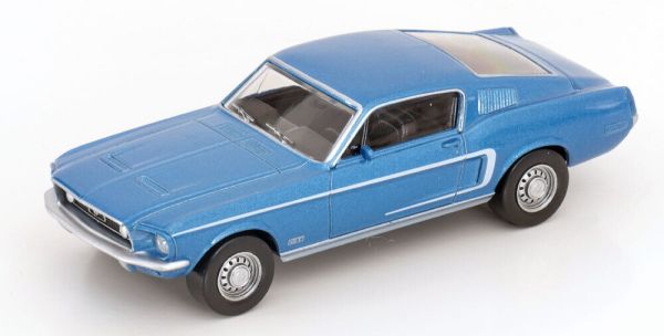 NOREV270584 - FORD Mustang GT Fastback 1968 Bleu Acapulco - 1