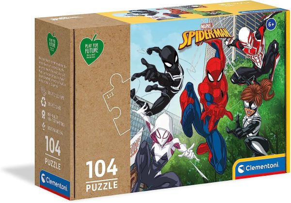 CLE27151 - Puzzle 104 pièces Spider-man - 1