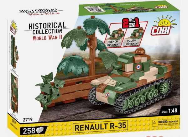 COB2719 - Char RENAULT R-35 - 258 Pièces - 1