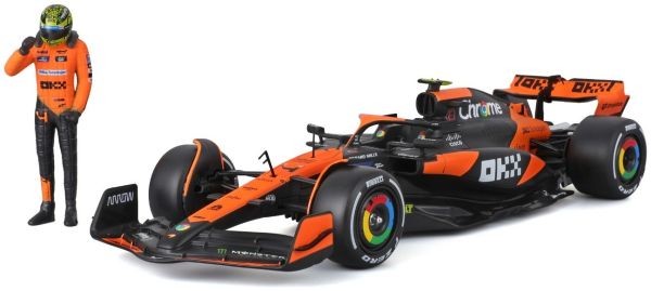 BUR28040N - McLAREN MCL38 #4 GP de Miami 2024 avec figurine L.NORRIS - 1