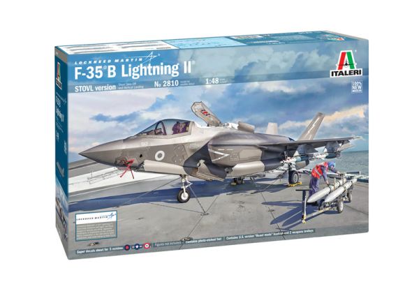 ITA2810 - Avion de chasse F-35B Lightning II à assembler et à peindre - 1