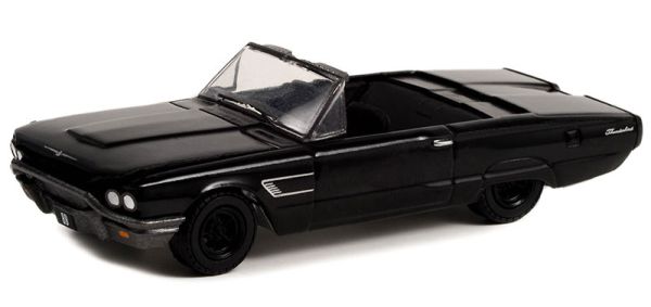 GREEN28110-B - FORD Thunderbird convertible 1965 noire de la série BLACK BANDIT sous blister - 1