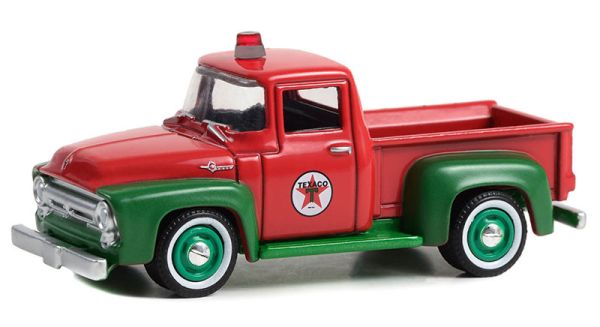 GREEN28120-A - FORD F-100 Pick-up rouge et vert 1954 TEXACO 120 ans sous blister - 1