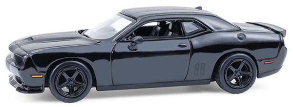 GREEN28170-A - DODGE Challenger R/T 2016 noir de la série BLACK BANDIT sous blister - 1