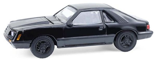 GREEN28170-F - FORD Mustang 1979 noir de la série BLACK BANDIT sous blister - 1