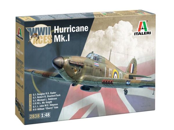 ITA2838 - Avion de chasse HURRICANE Mk.I Aces à assembler et à peindre - 1