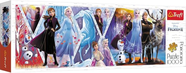 TRF29048 - Puzzle Panoramique 1000 pièces DISNEY – LA REINE DES NEIGES 2 - 1