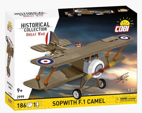 COB2999 - Avion militaire SOPWITH F.1 Camel - 186 pièces - 1
