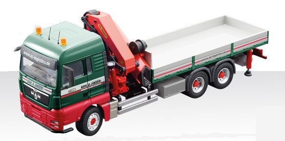 CON70204/01 - MAN TGX 6x4 Plateau Avec grue de Chargement PALFINGER PK 53002 SH 