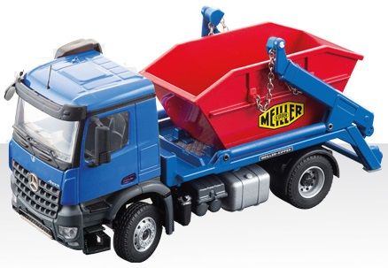 CON78216 - MERCEDES Arocs Porteur Multi-benne MEILLER Bleu - 1