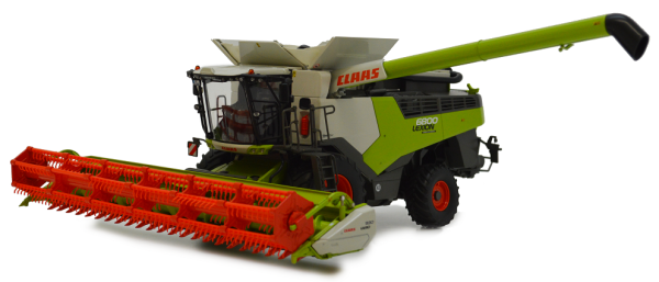 MAR2027 - Moissonneuse CLAAS Lexion 6800 et chariot porte coupe - 1