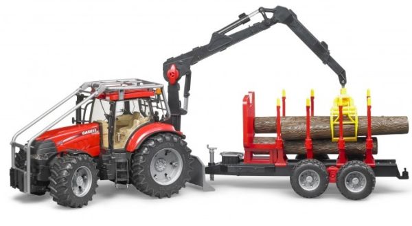 BRU3098 - CASE IH PUMA 230 CVX Forestier avec remorque Ech:1/16 - 1