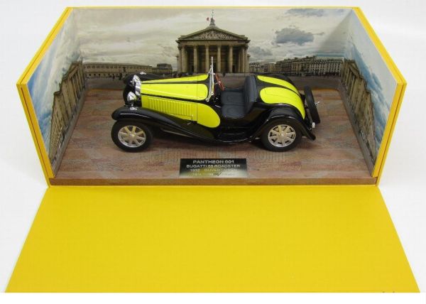 PANTHEON001 - BUGATTI Type 55 ouverte jaune et noir 1932 - 1