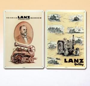 KOV791 - Lot de 2 Plaques Tôlées LANZ - 1